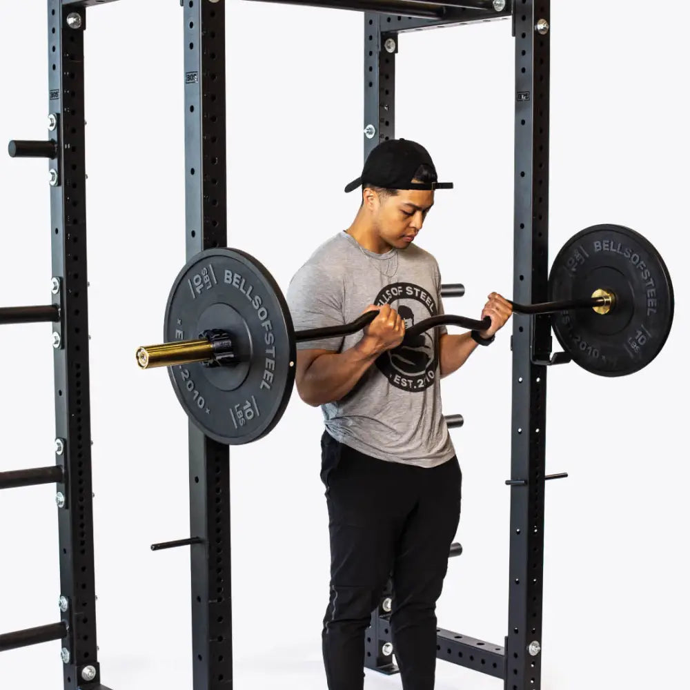 Bells of Steel Industrial Rackable EZ Curl Bar 2.0 INREZC2BAR The Game Room Plus