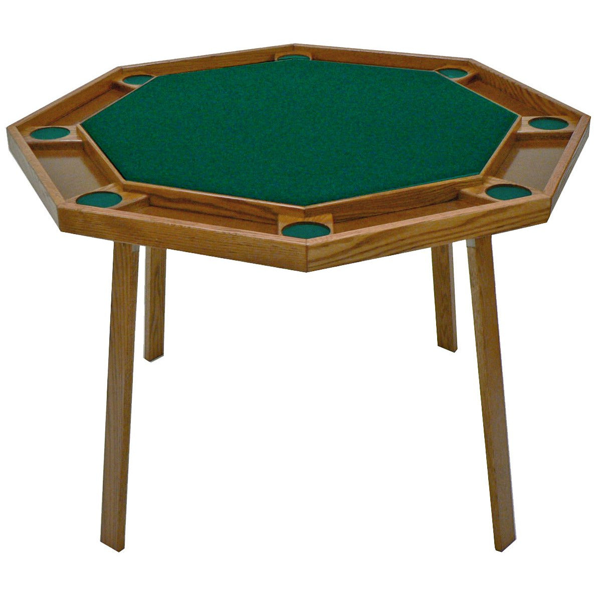 Kestell 8 Player 48" Oak Compact Folding Table