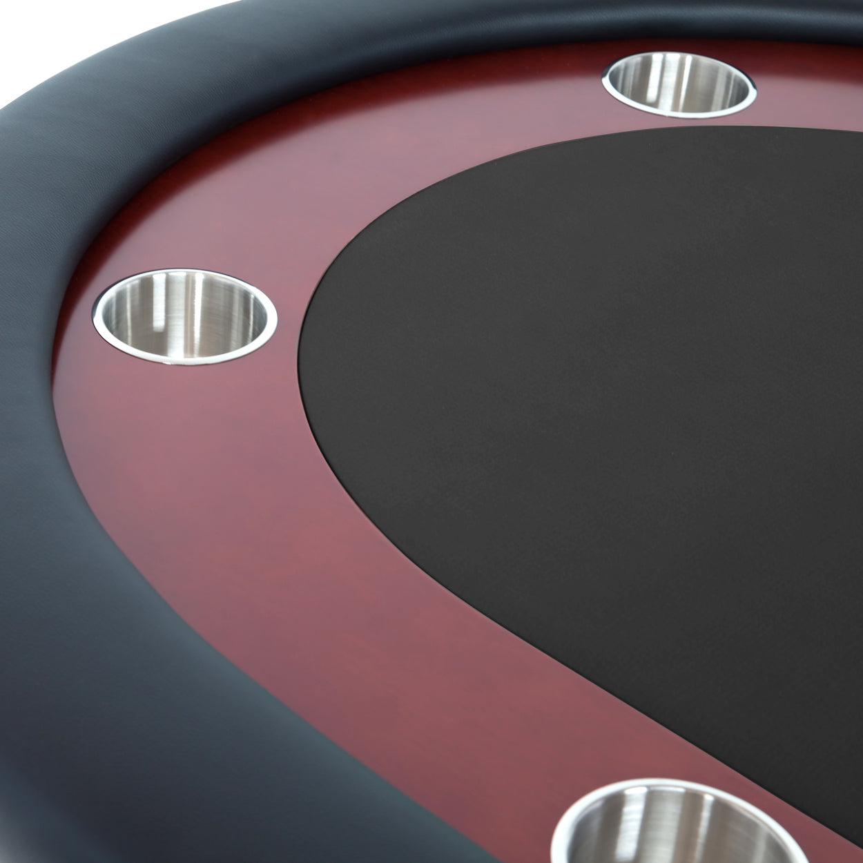 BBO Rockwell Poker Table Black Racetrack Surface