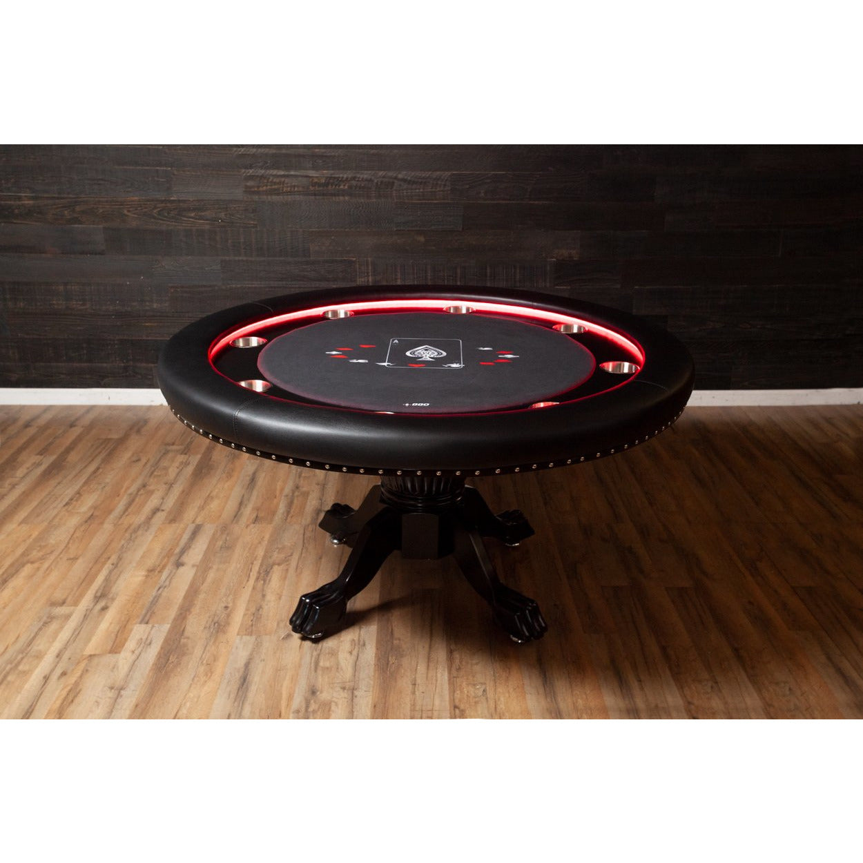BBO The Ginza LED Poker Table Full Custom Black