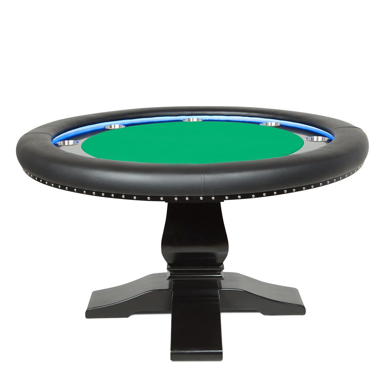 BBO The Ginza LED Poker Table Green Velveteen Cloth