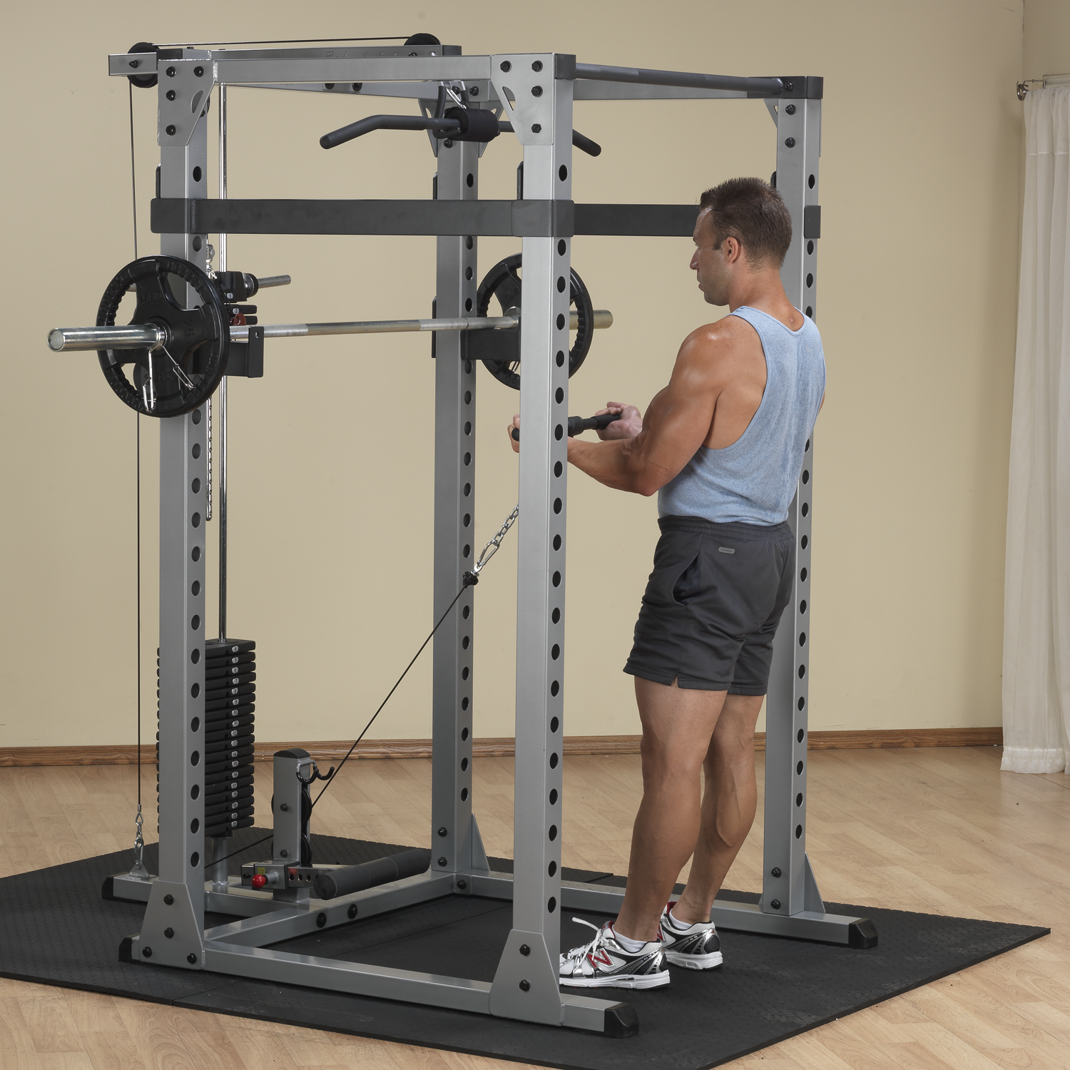 Body-Solid Pro Power Rack-GPR378 Stand Curl