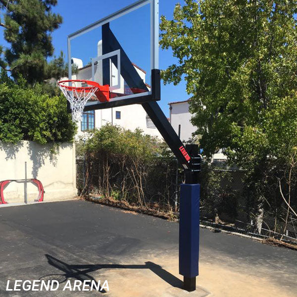 First Team Legend Fixed Height Basketball Goal Series Legend Arena Outdoor
