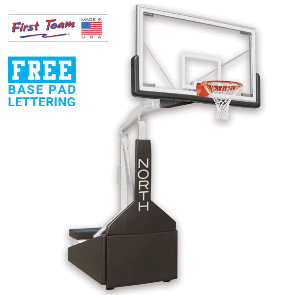 First Team Tempest Official Size Portable Basketball Goal Series
