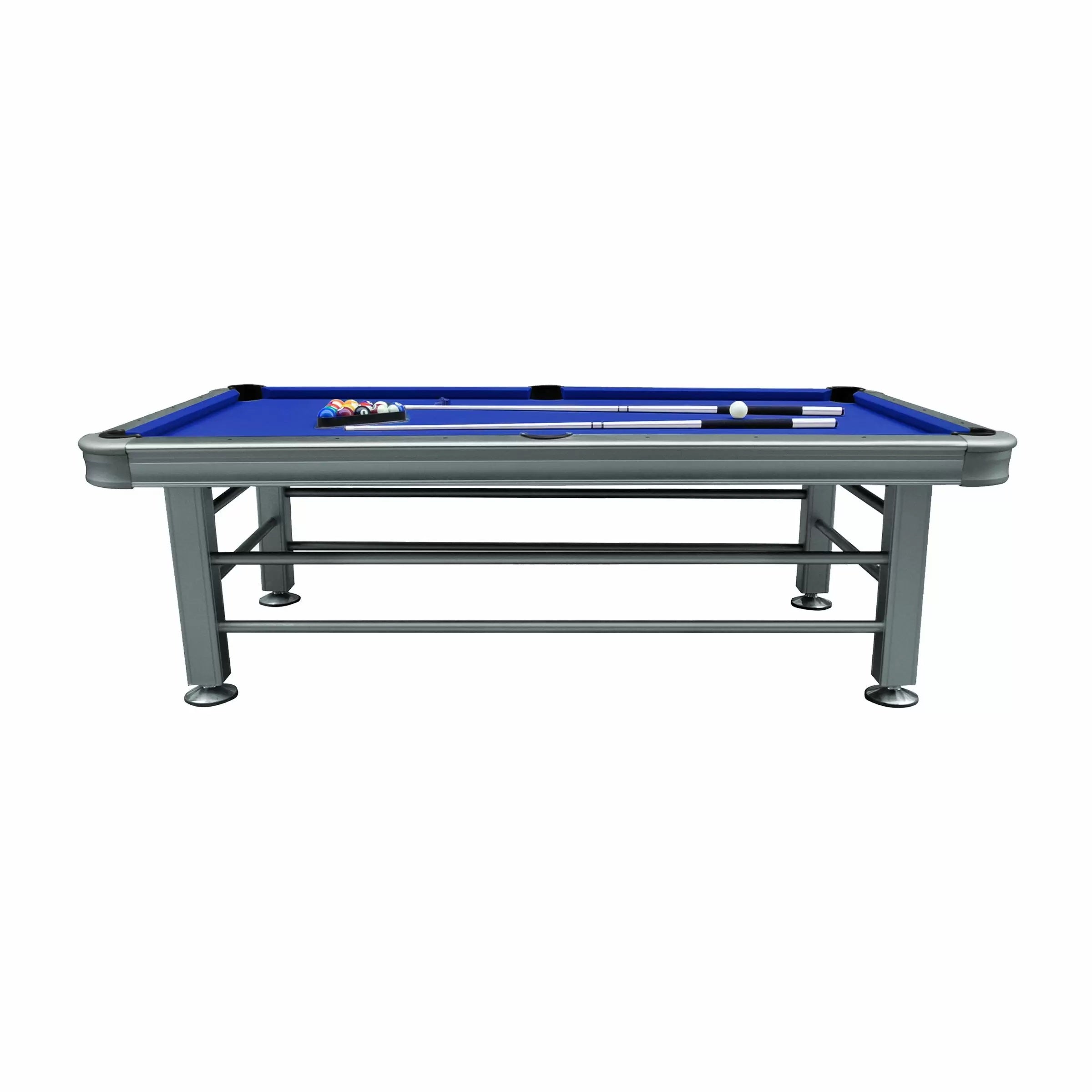 Imperial 8ft Outdoor Pool Table Light Grey side
