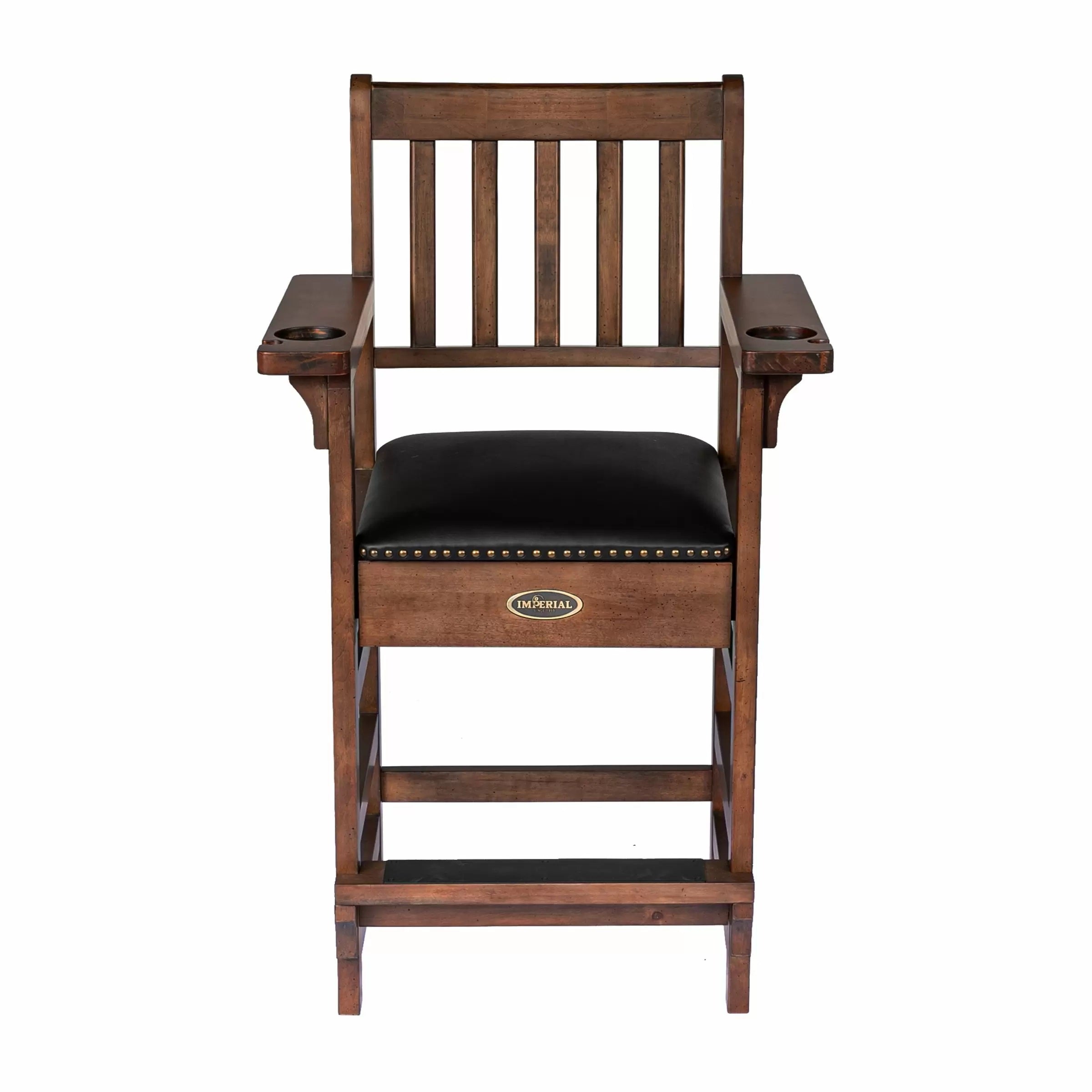 Imperial USA Premium Spectator Chair with Drawer Whiskey