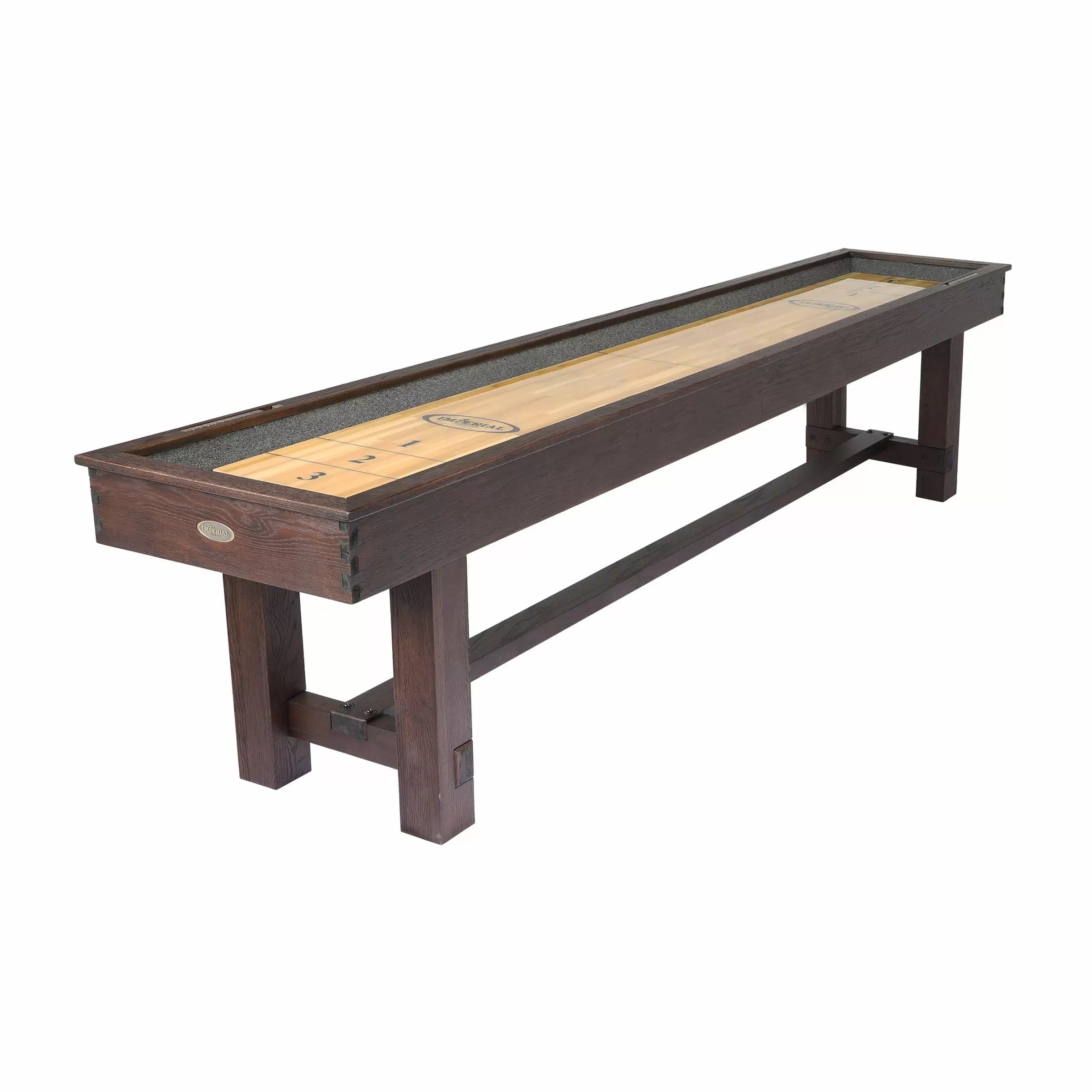 Imperial Weathered Dark Chestnut 12ft Shuffleboard Table