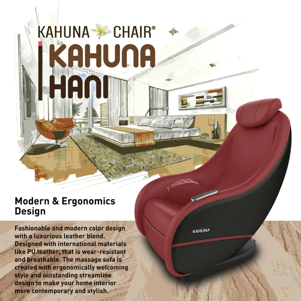 Kahuna HANI L-TRACK COMPACT Massage Chair Ergonomics Design