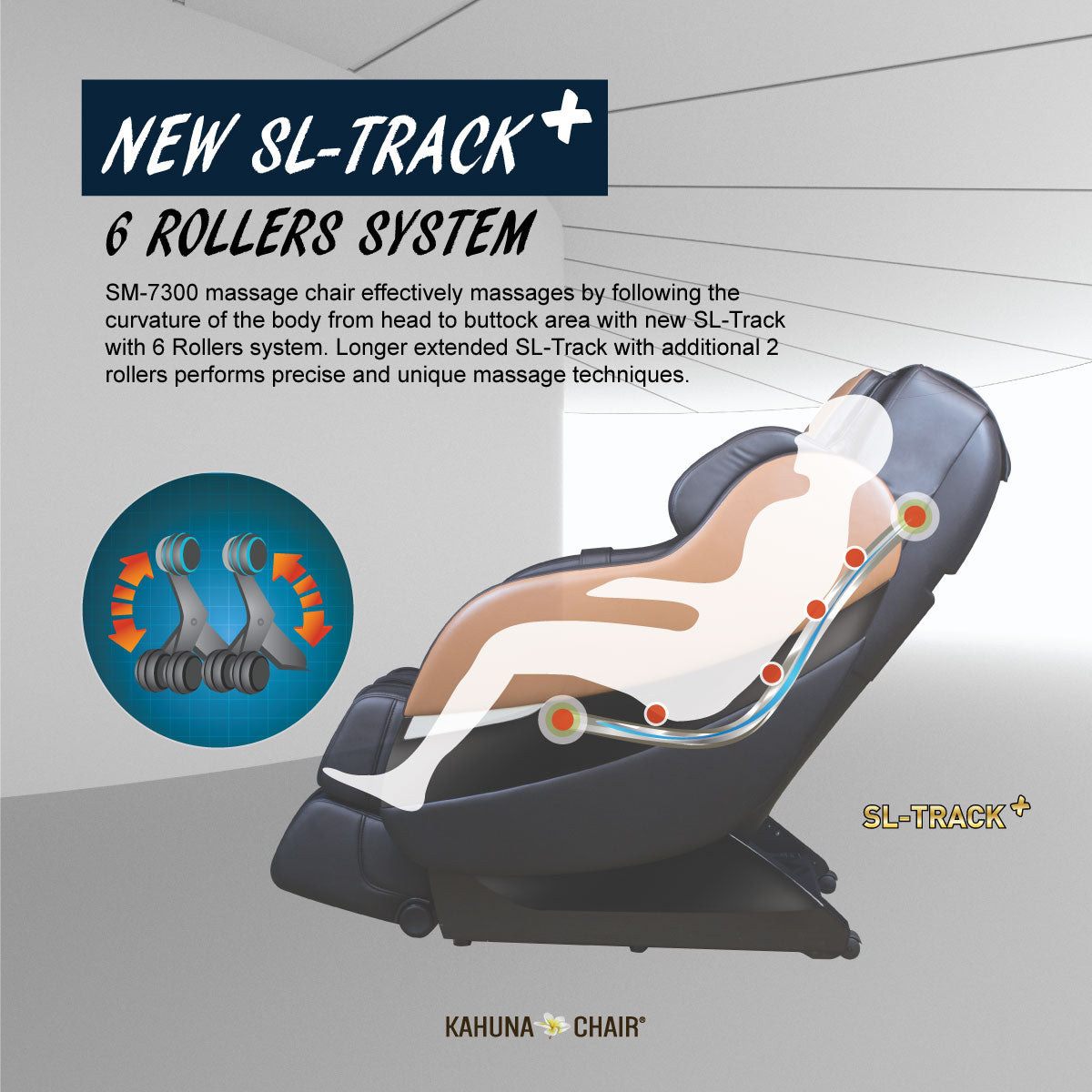 Kahuna SM-7300 Massage Chair SL-Truck