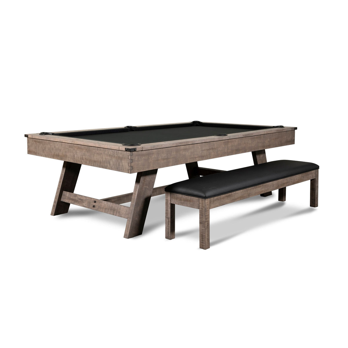 Nixon Billiards Dining Bench with Storage The Game Room Plus