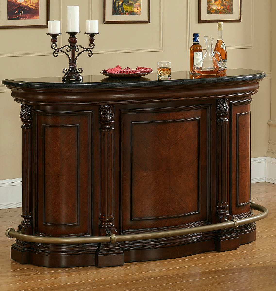 American Heritage Emilio Home Bar (Chestnut) – The Game Room Plus