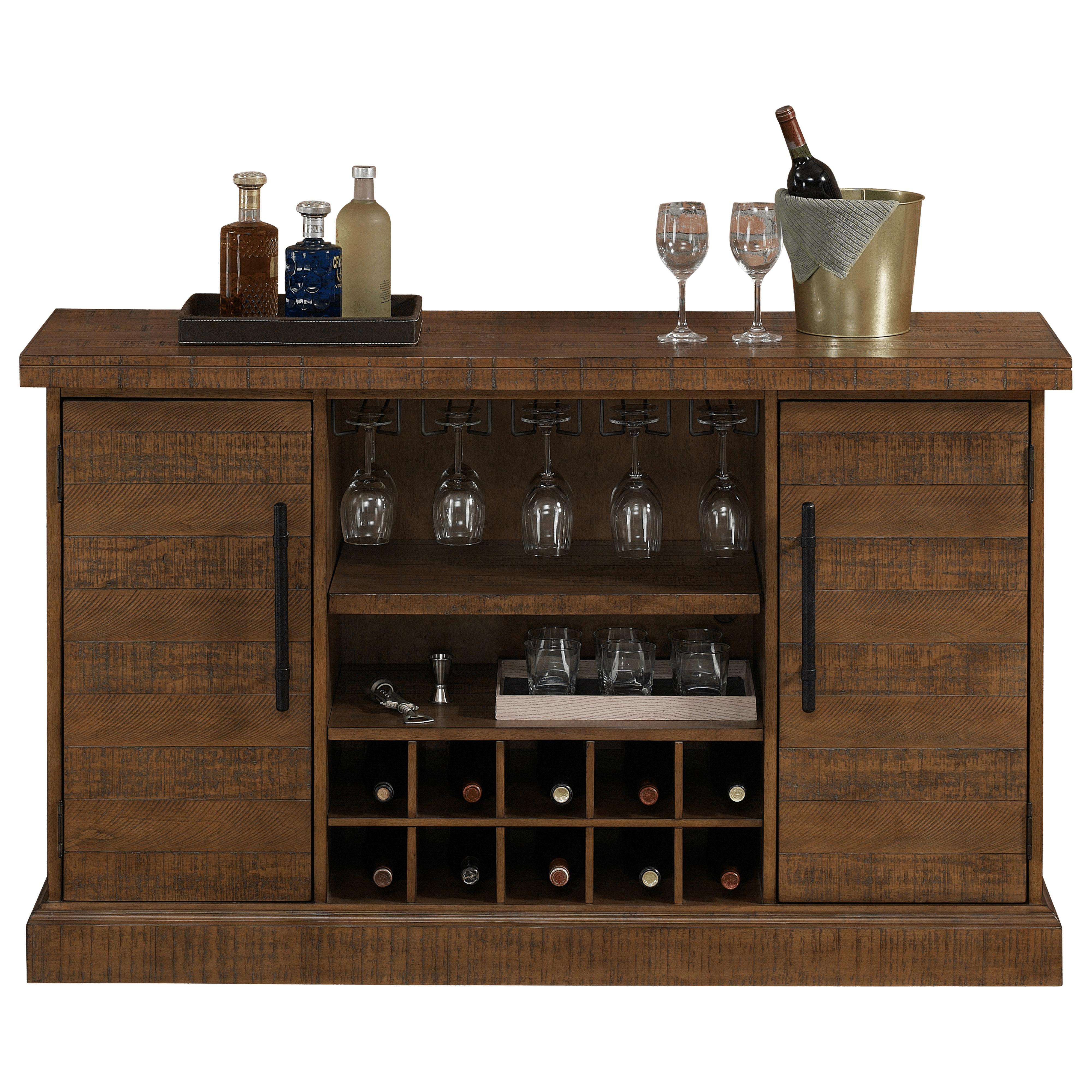 American Heritage Gateway Wine Cabinet (Reclaimed Wood)