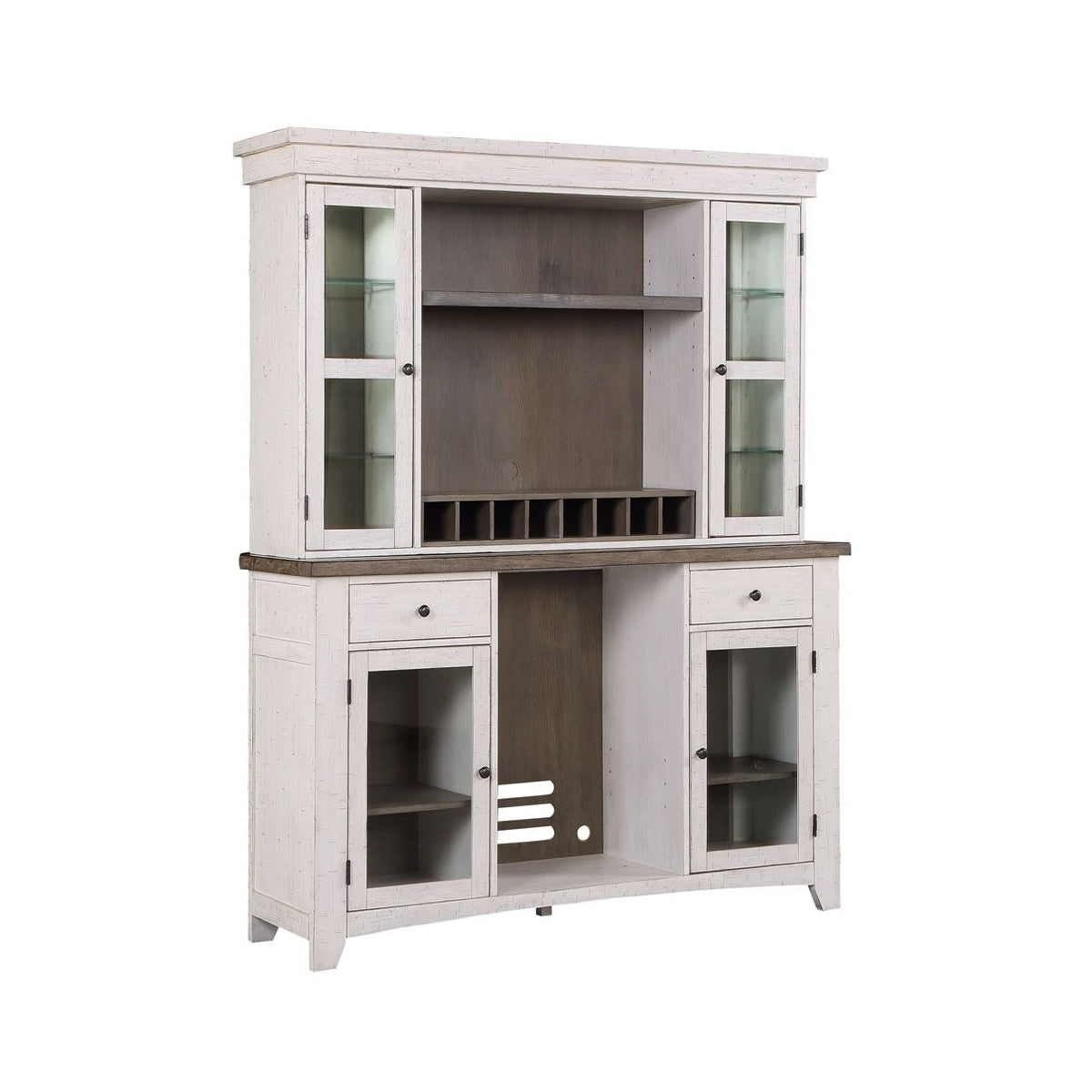 ECI Furniture La Sierra Deluxe Back Bar and Hutch The Game Room Plus