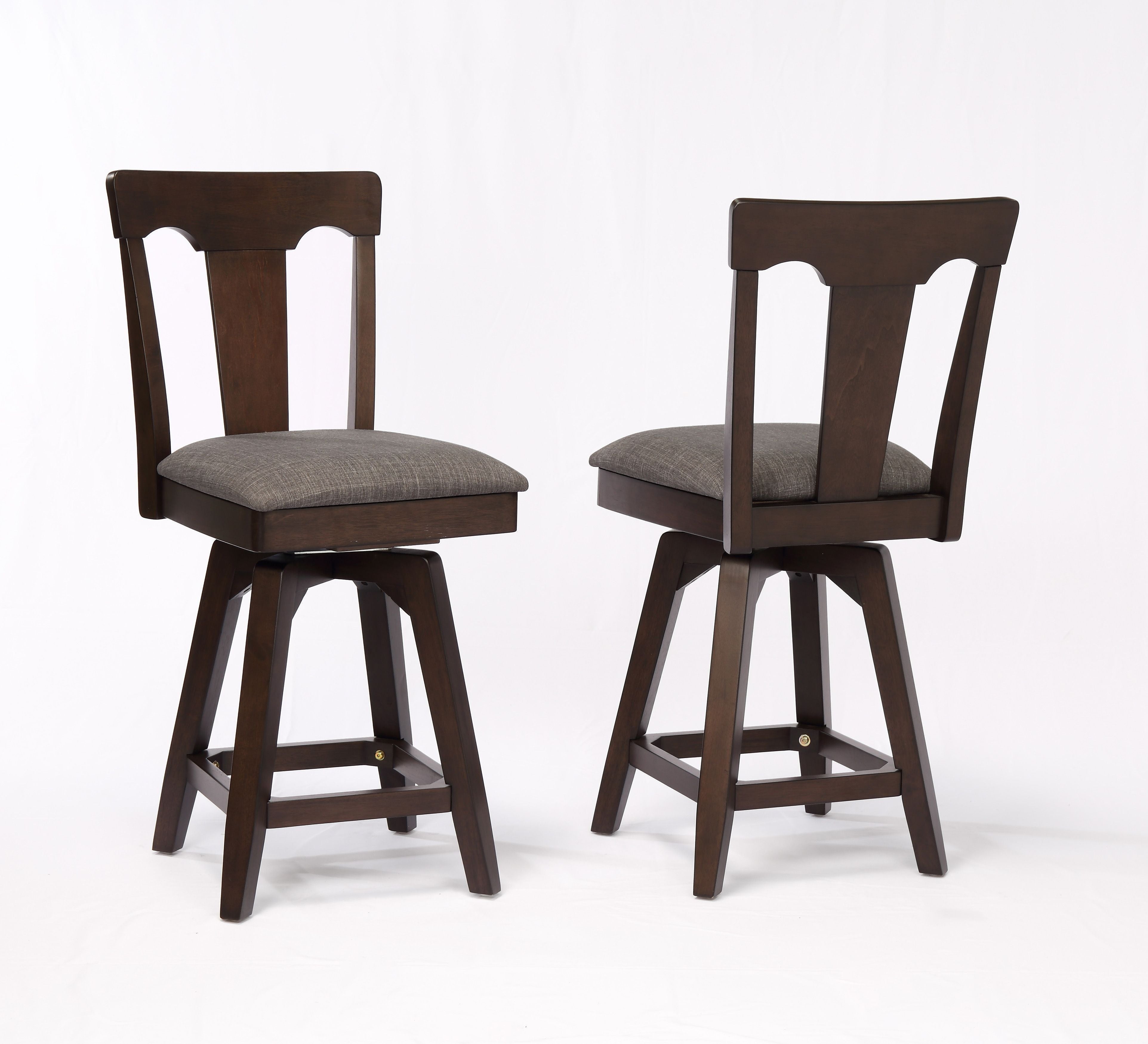 ECI Furniture Choices Panel Back Bar Stool with padded seat(2pcs)