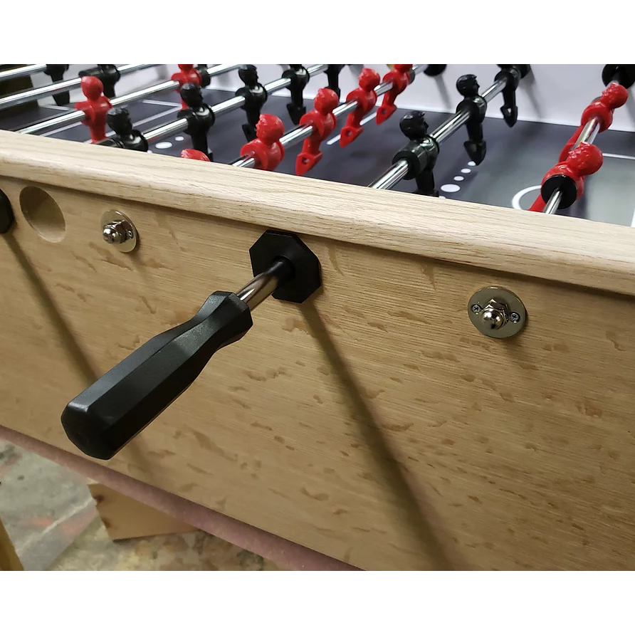 performance games sure shot rv x foosball table itsf optional telescoping rods