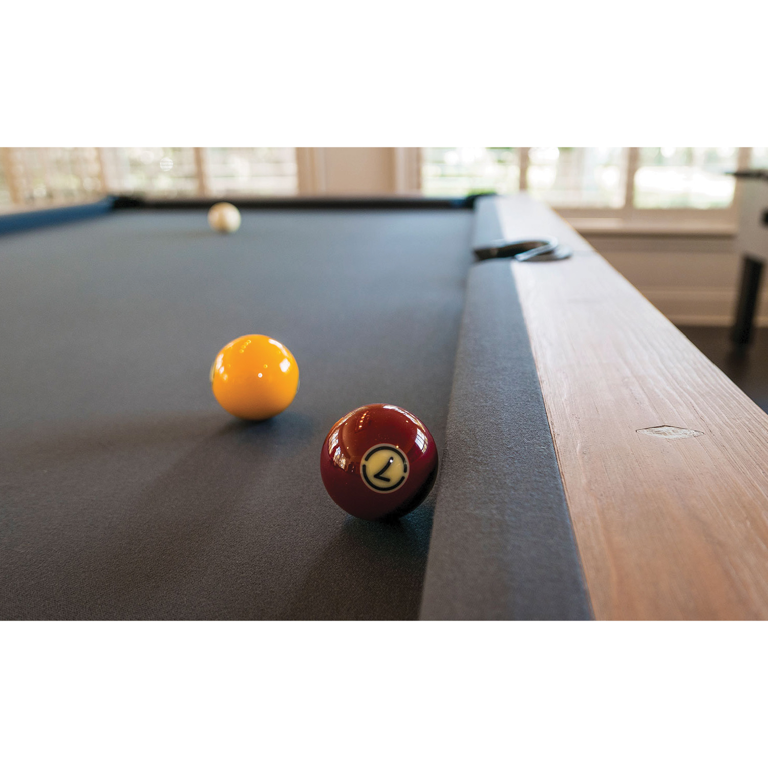 American Heritage Abbey Pool Table (Antique Grey)