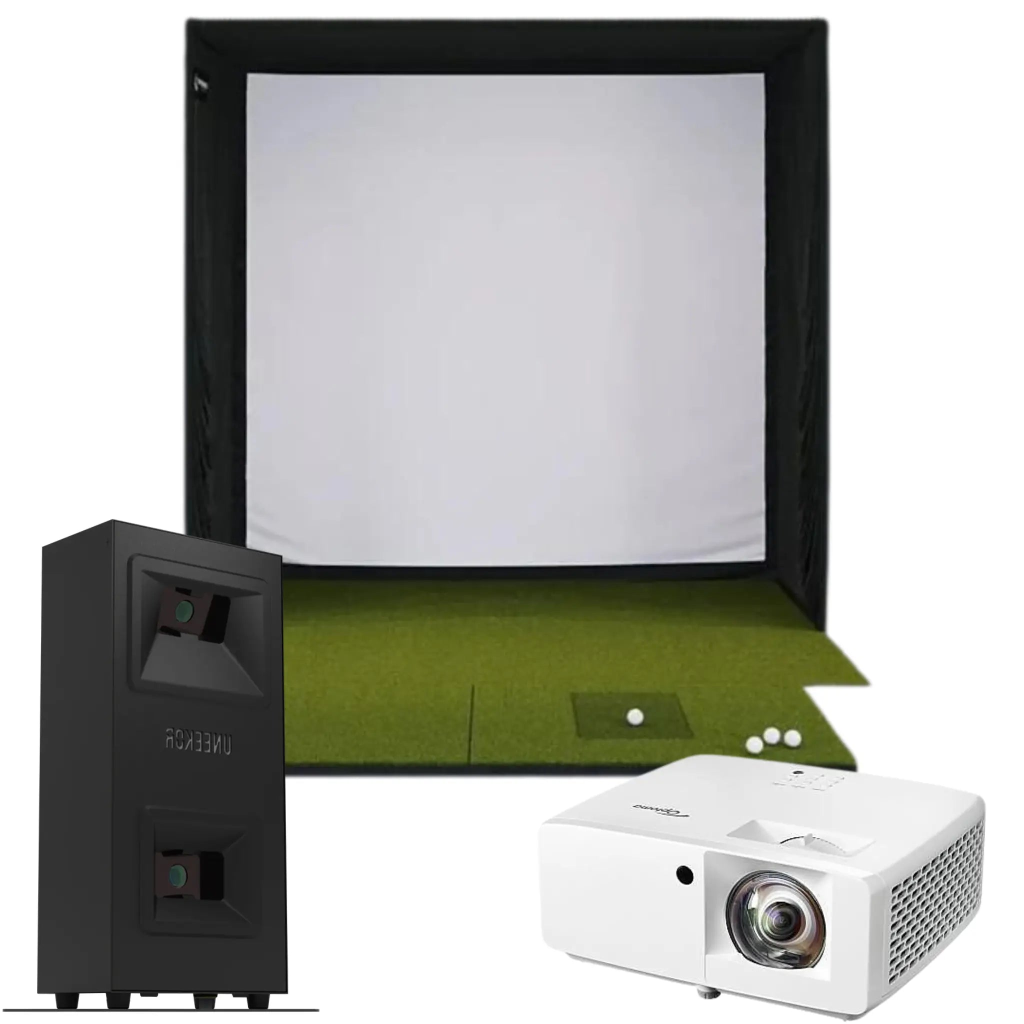 Uneekor EYE MINI LITE SIG8 Golf Simulator Package – The Game Room Plus