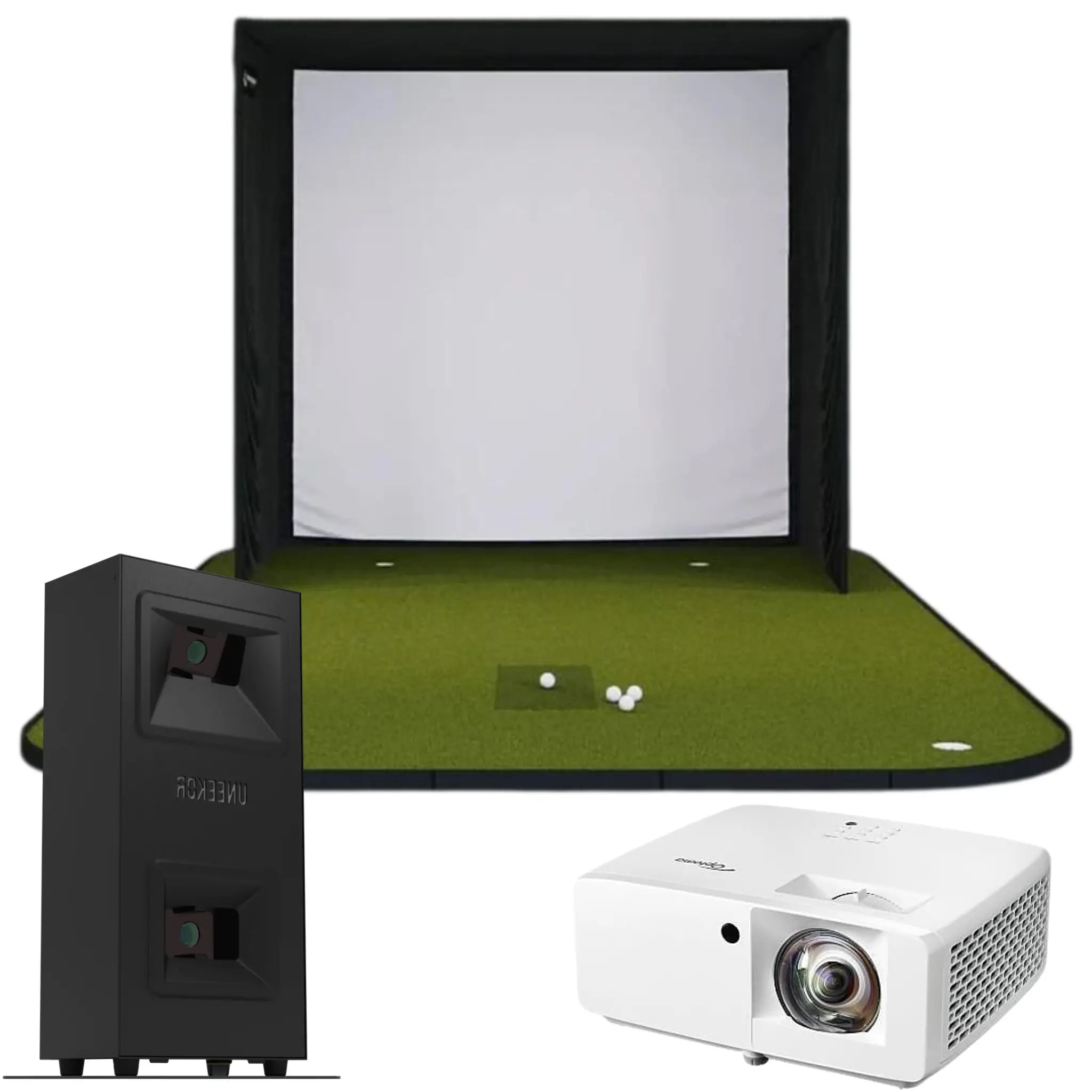 Uneekor EYE MINI LITE SIG8 Golf Simulator Package – The Game Room Plus