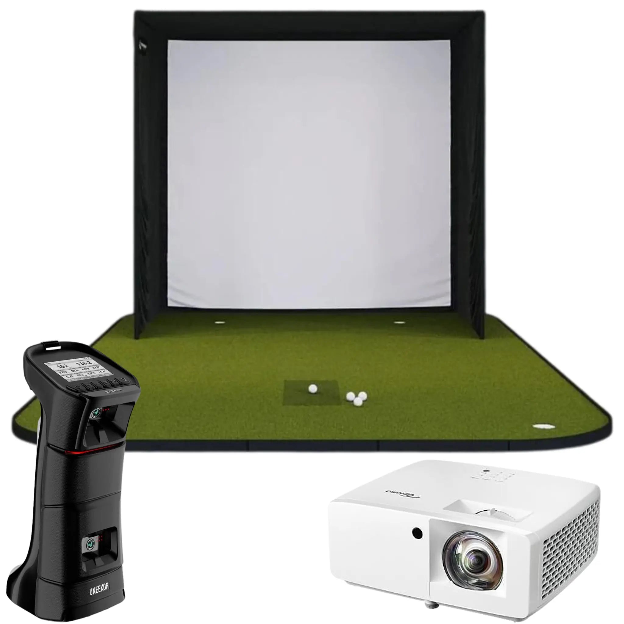 Uneekor EYE MINI SIG8 Golf Simulator Package – The Game Room Plus
