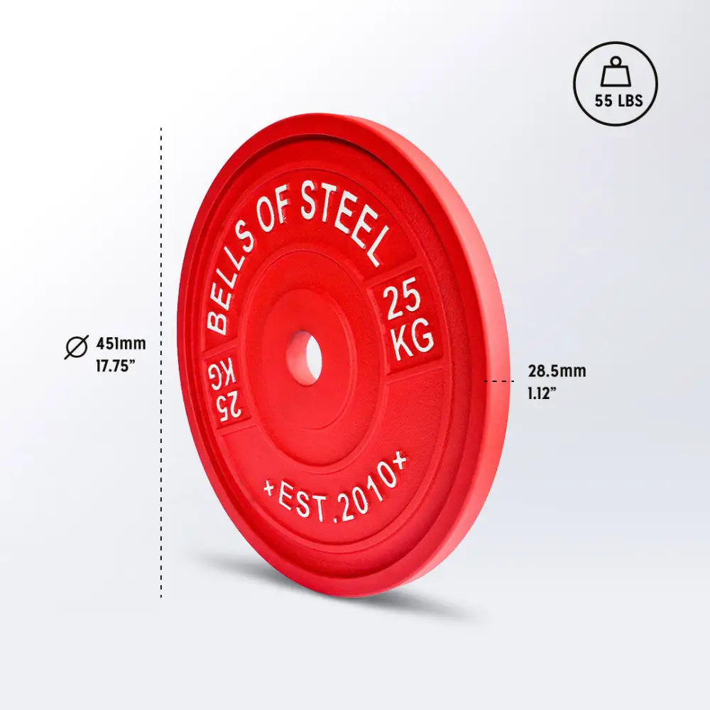 Bells of Steel Bells Calibrated Powerlifting Plates - KG-CPLP-0.25
