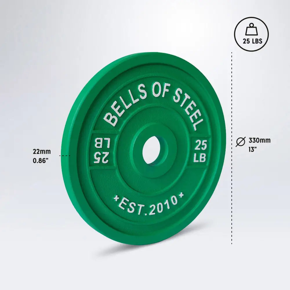 Bells of Steel Bells Calibrated Powerlifting Plates - LB-CPLP-0.25