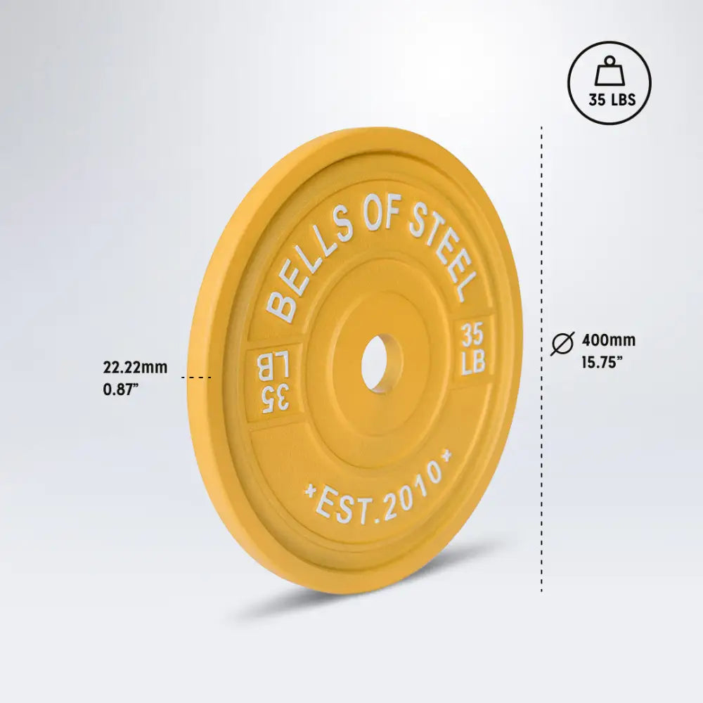 Bells of Steel Bells Calibrated Powerlifting Plates LBCPLP0.25