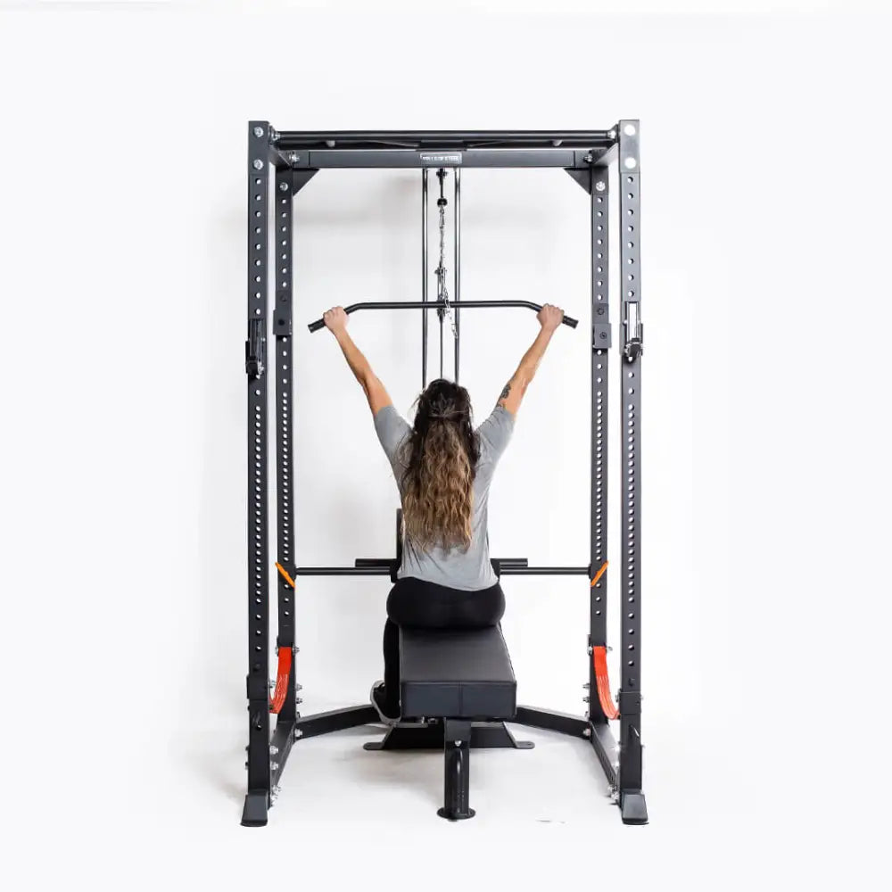 Bells of Steel Rack Lat Pulldown / Row Attachment – Light Commercial/Residential Power Rack - LA-RA