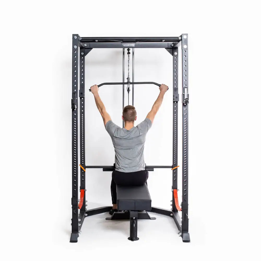Bells of Steel Rack Lat Pulldown / Row Attachment – Light Commercial/Residential Power Rack - LA-RA