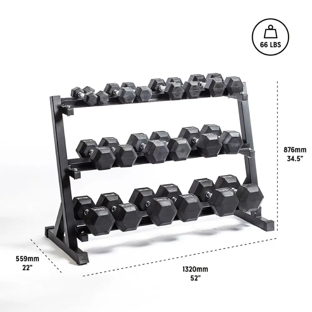 Bells of Steel Residential Dumbbell Rack RESDBRACK The Game Room Plus