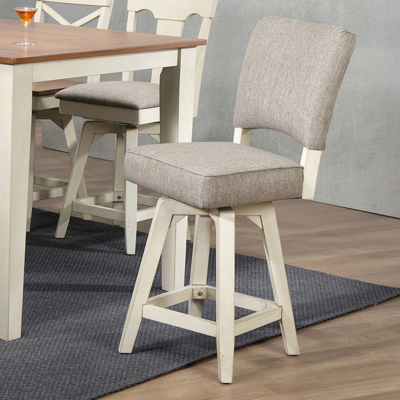 ECI Furniture Choices Upholstered Counter Stool(2pcs)