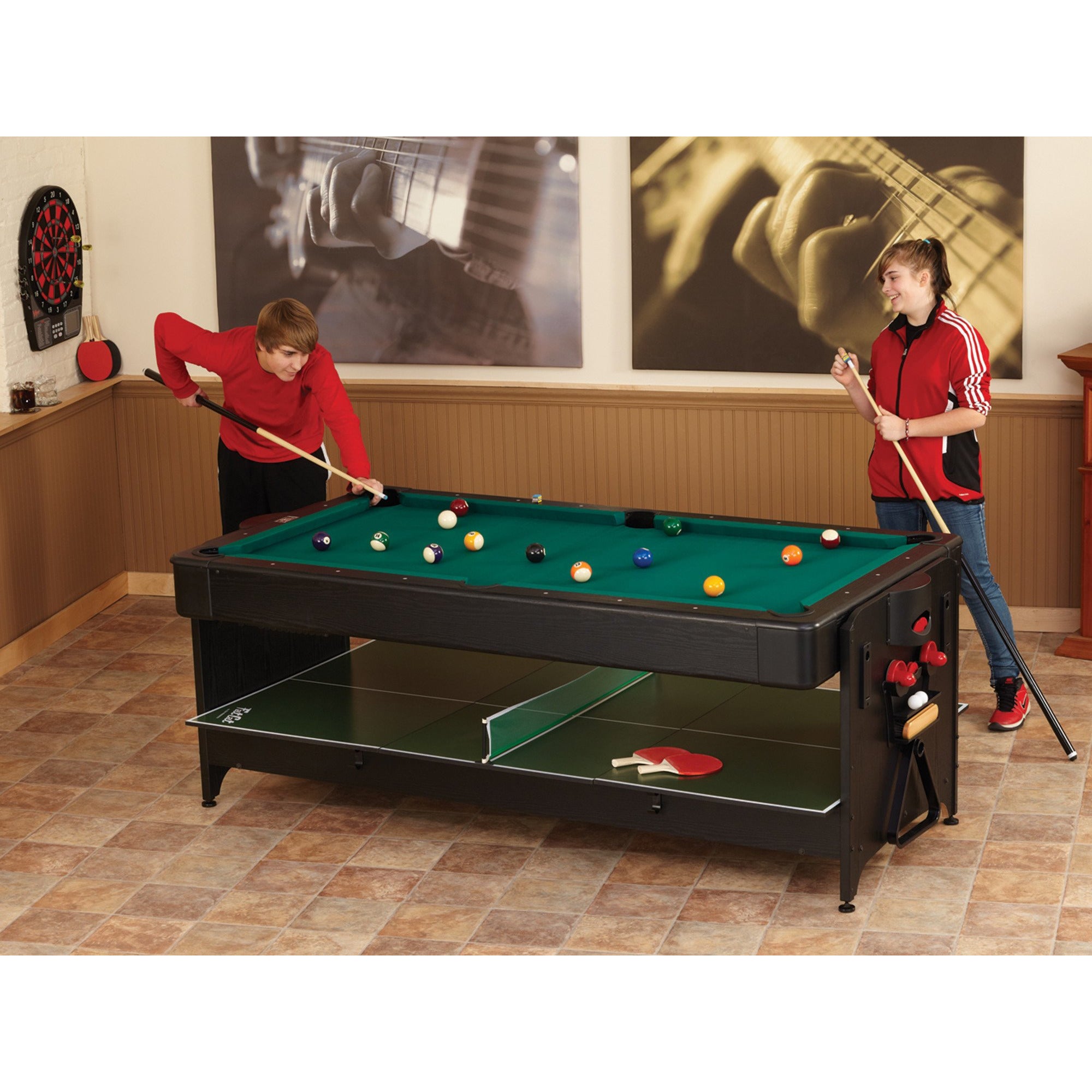 Fat Cat Original 2-In-1, 7' Pockey Multi-Game Table – The Game Room Plus