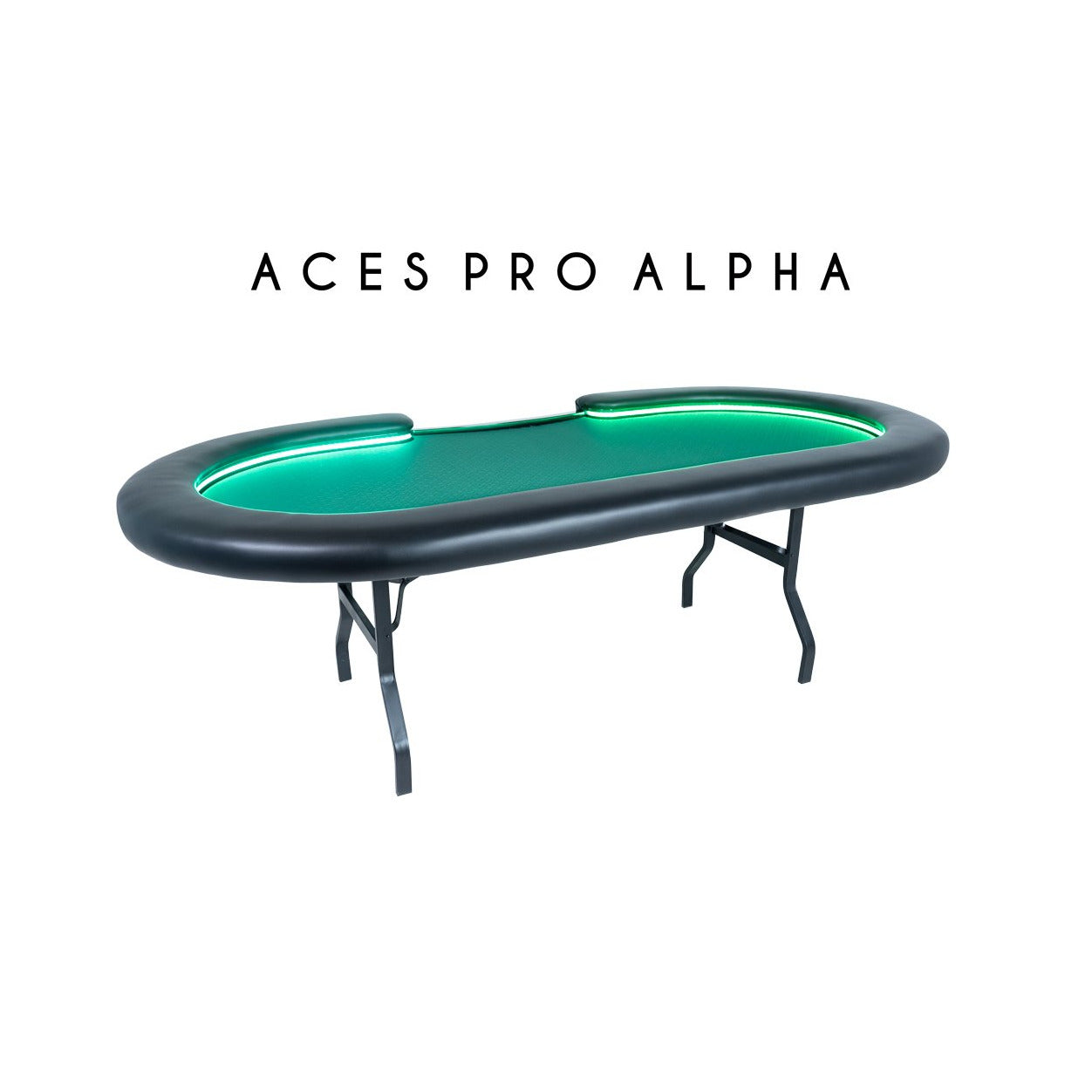 BBO Aces Pro Alpha Poker Table Green Speed Suit