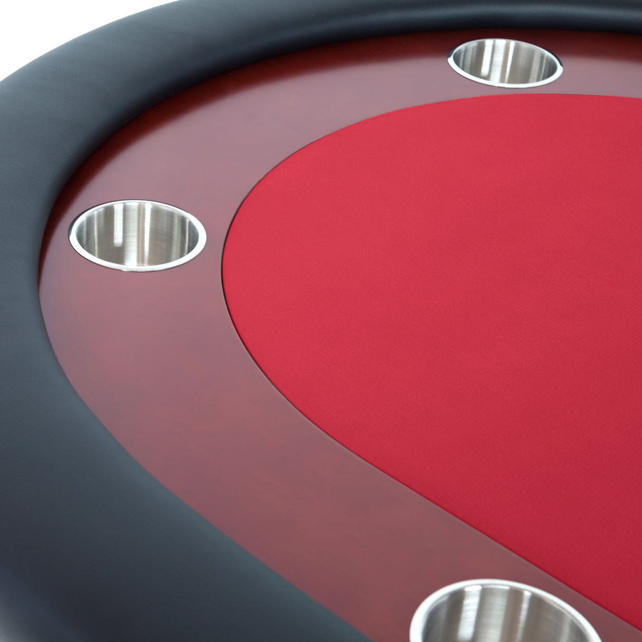 BBO Rockwell Poker Table Red Racetrack Surface