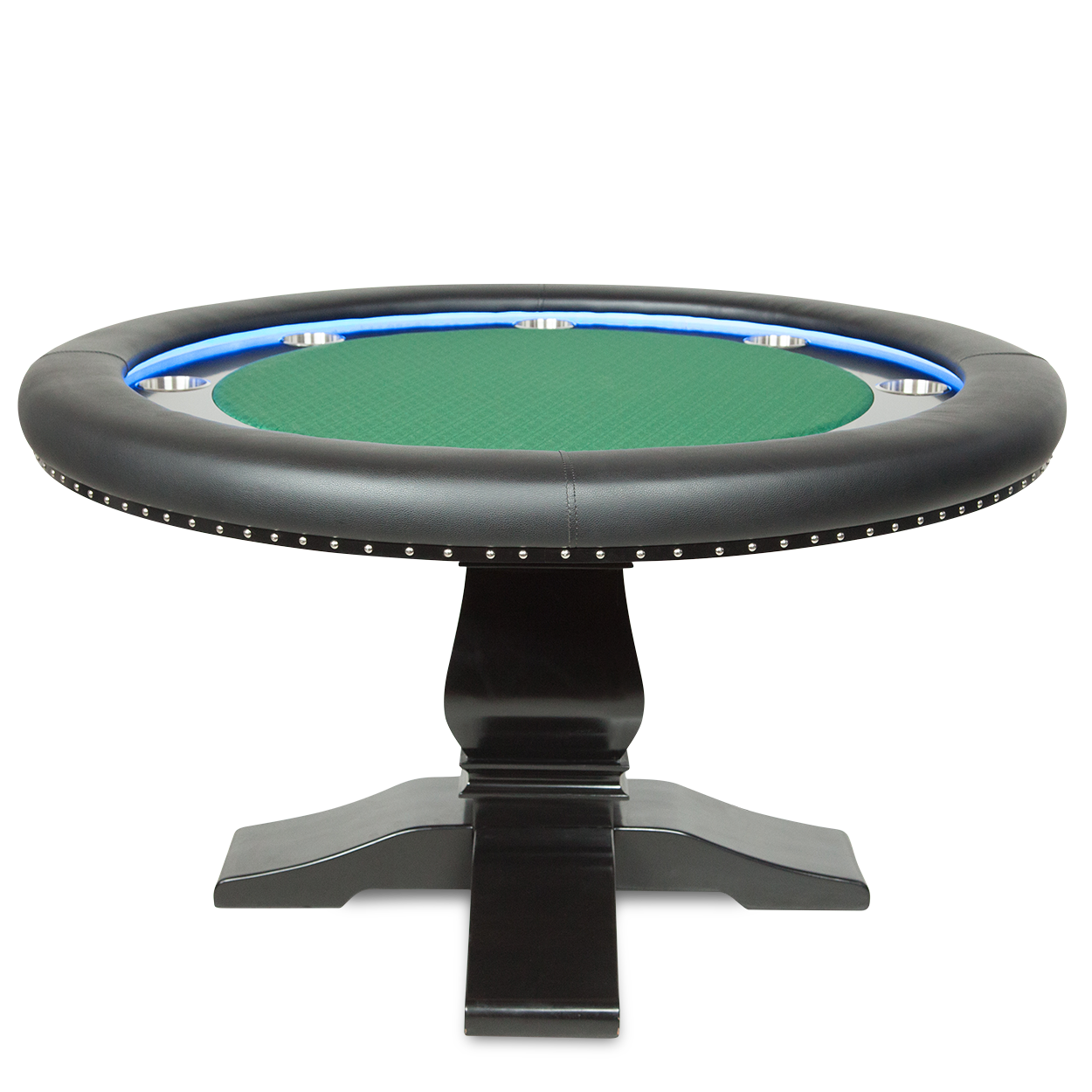 BBO The Ginza LED Poker Table Green Speed Cloth