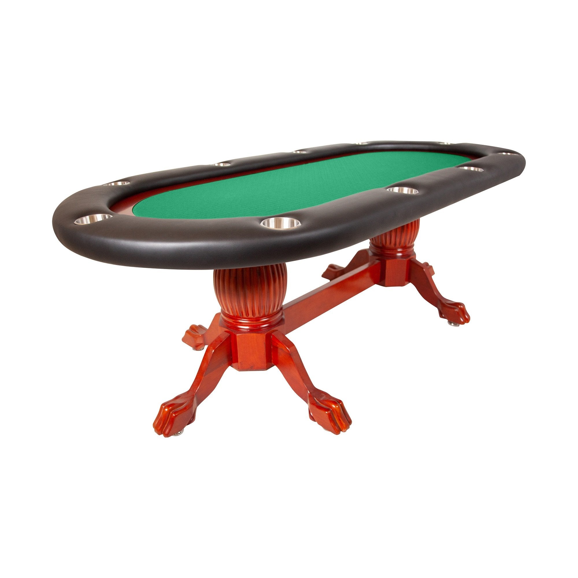 Bbo the elite poker table Mahogany Elite green surface