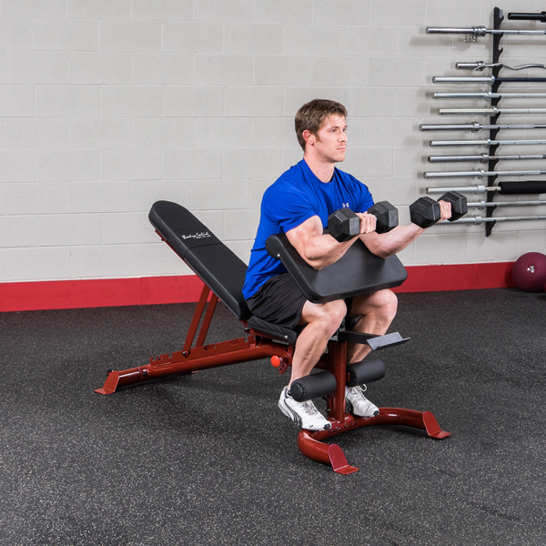 Bench Add Body-Solid Flat Incline Decline Bench- GFID100 – The Game Room Plus