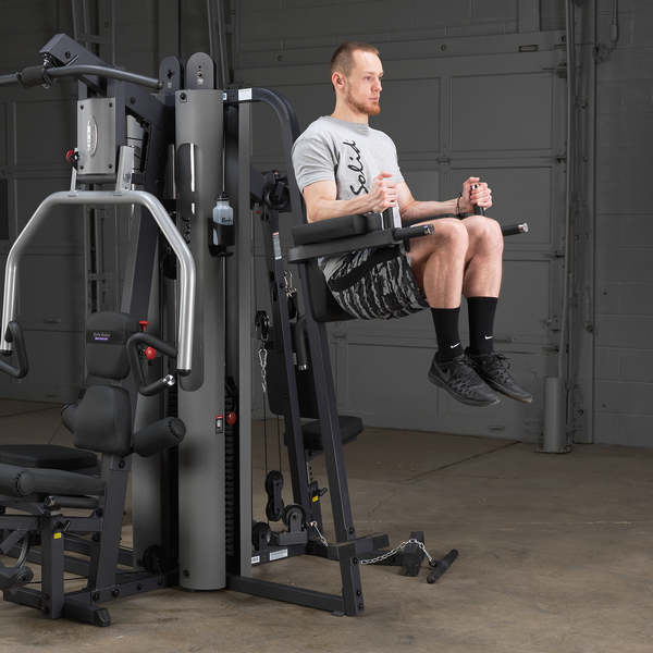 Body Solid Vertical Knee Raise and Dip Station for G9S