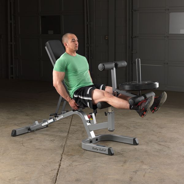 Body Solid Heavy Duty Flat Incline Decline Bench-GFID71 Leg Workout