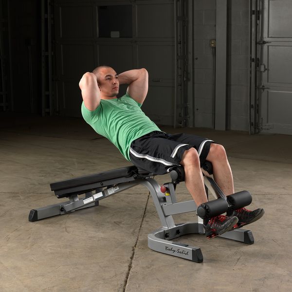 Body Solid Heavy Duty Flat Incline Decline Bench-GFID71 SitUp