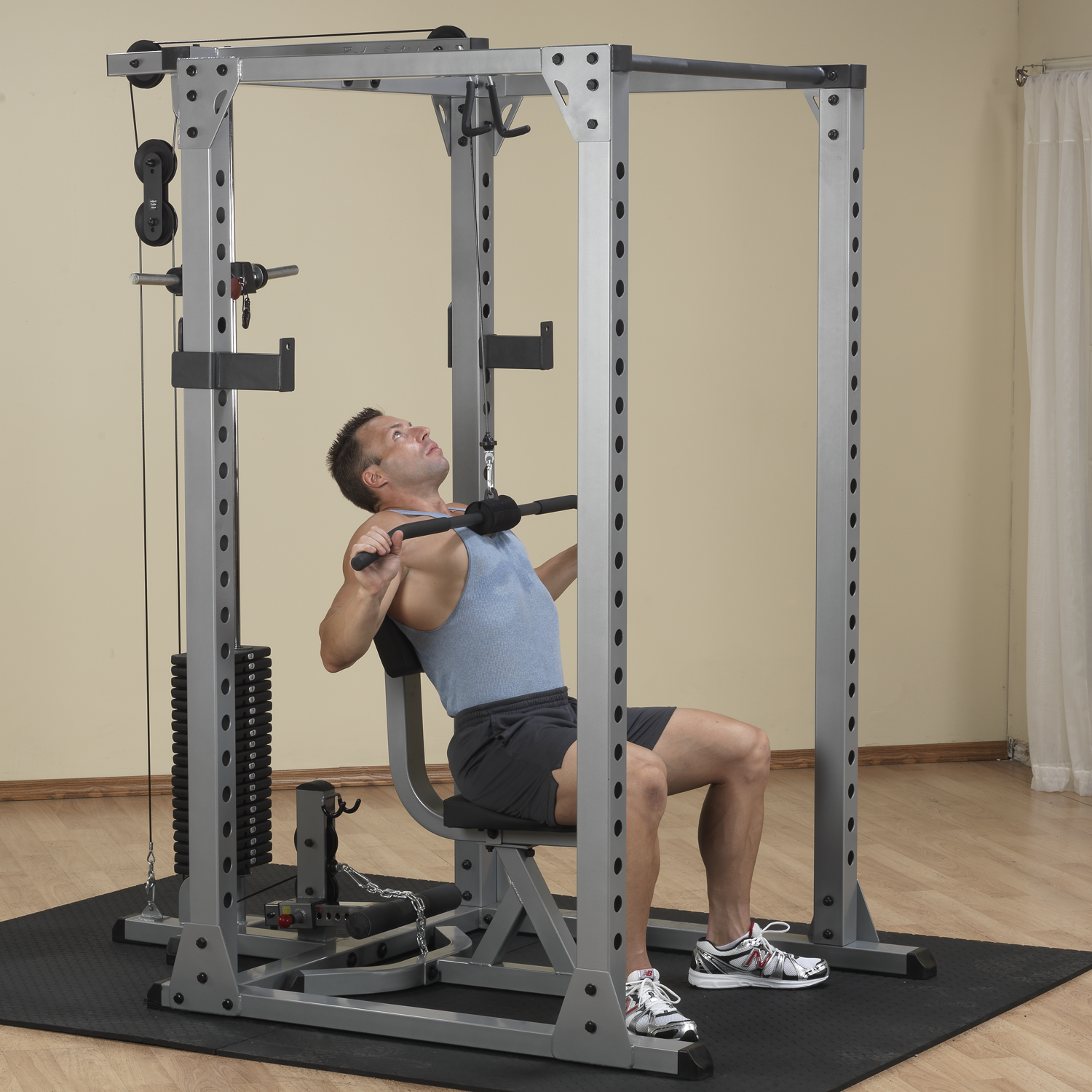 Body-Solid Pro Power Rack-GPR378 Lat Pull Down