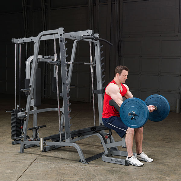 Body Solid Smith Rack Body-Solid Series 7 Smith Gym-GS348QP4 – The Game Room Plus