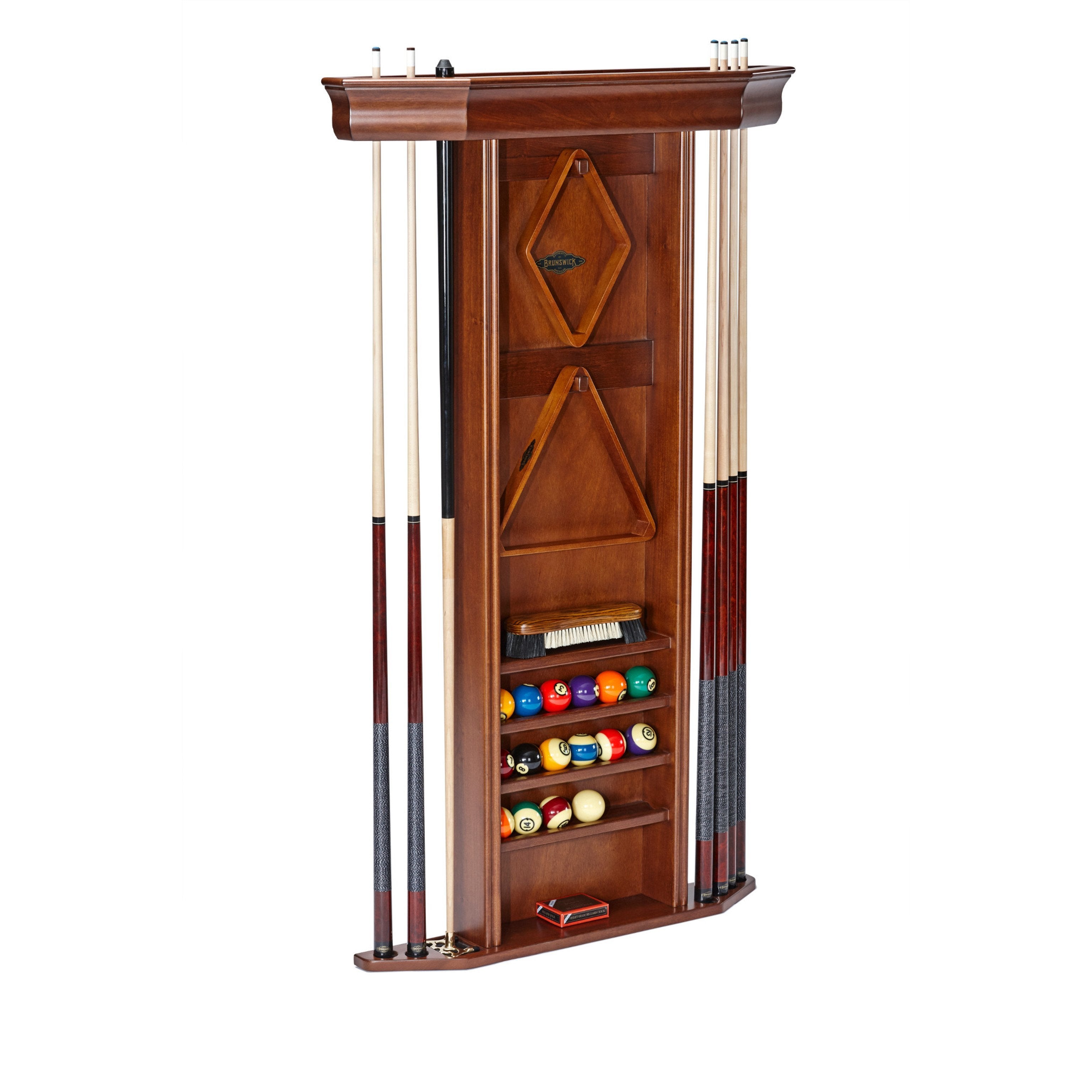Brunswick Heritage Wall Cue Rack (Various Finish) – The Game Room Plus