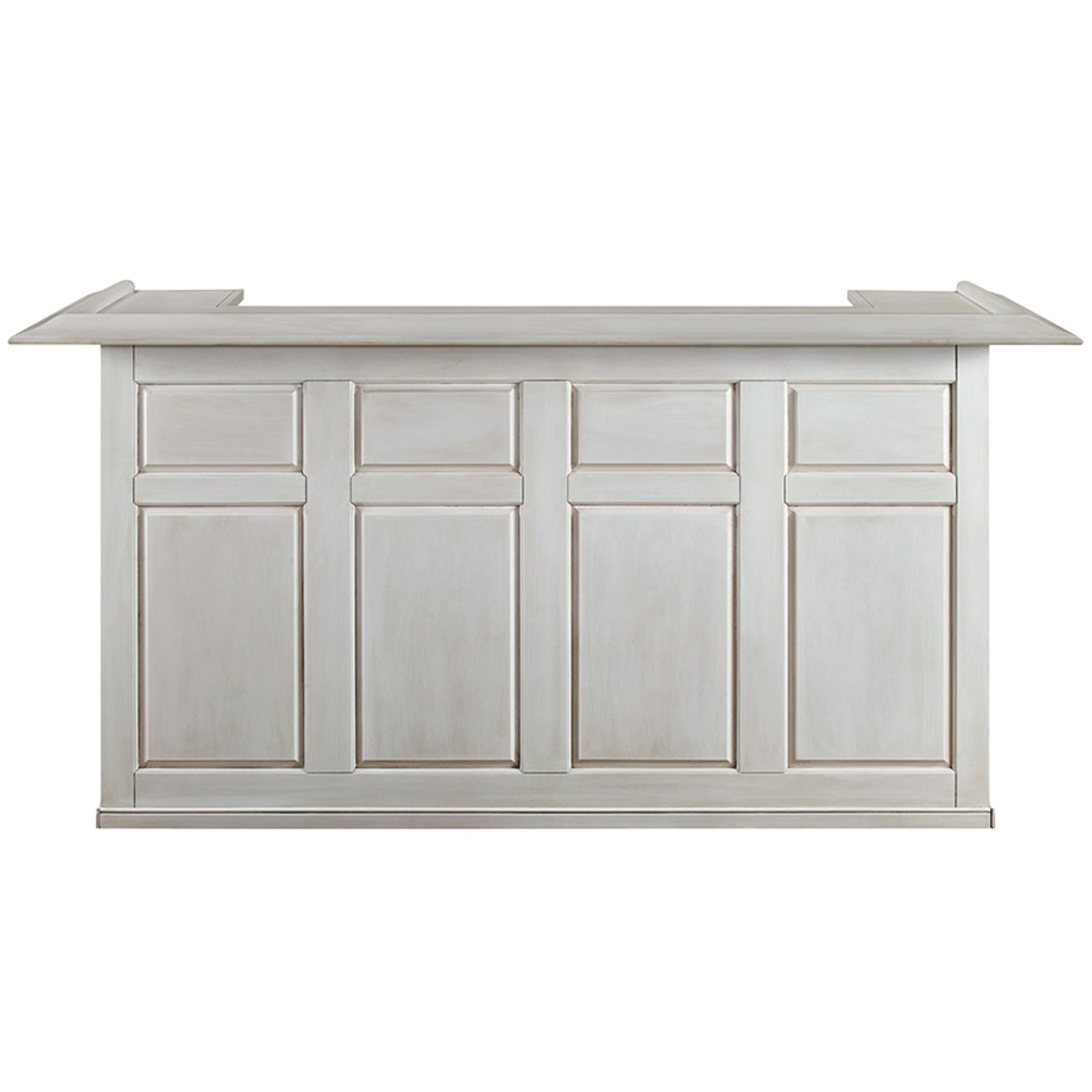 RAM game room DBAR84 ancient white home bar front