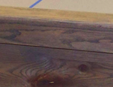 DYNAMO Rustic Air Hockey Table Wood Constructed