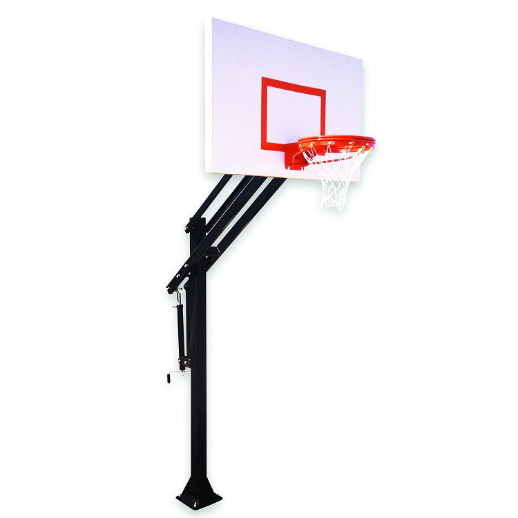 First Team Attack In Ground Adjustable Basketball Goal Extreme