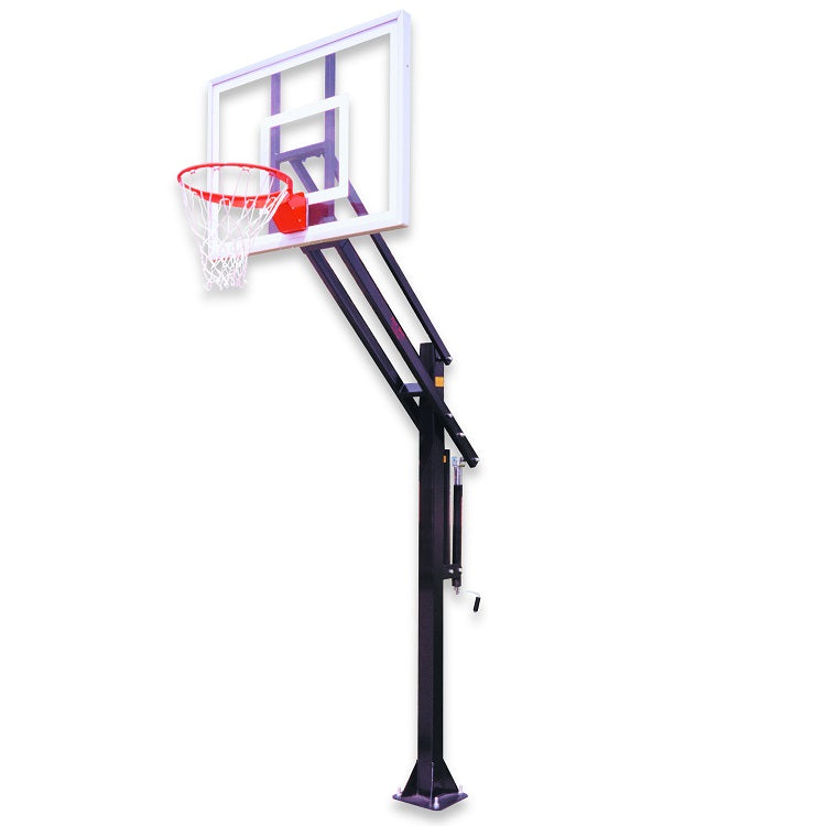 First Team Attack In Ground Adjustable Basketball Goal II