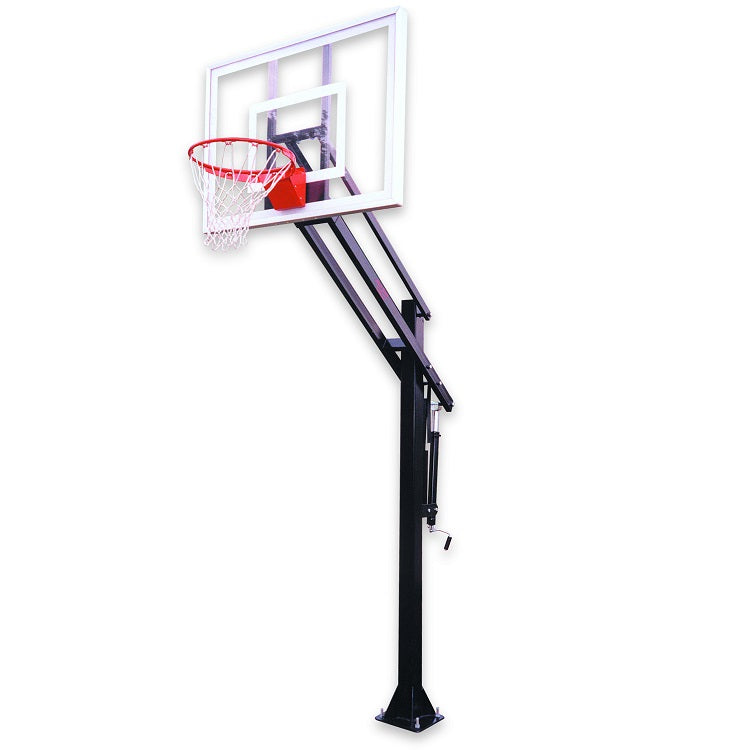 First Team Attack In Ground Adjustable Basketball Goal III