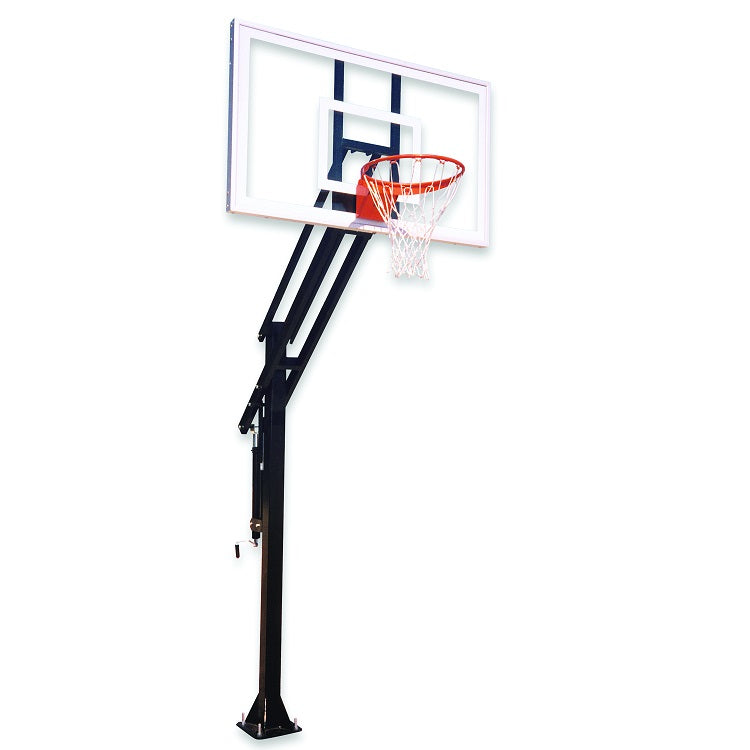 First Team Attack In Ground Adjustable Basketball Goal Pro