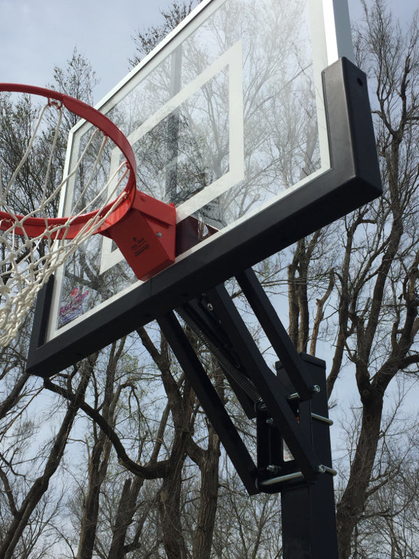 First Team Champ In Ground Adjustable Basketball Goal Series Board Bumbper