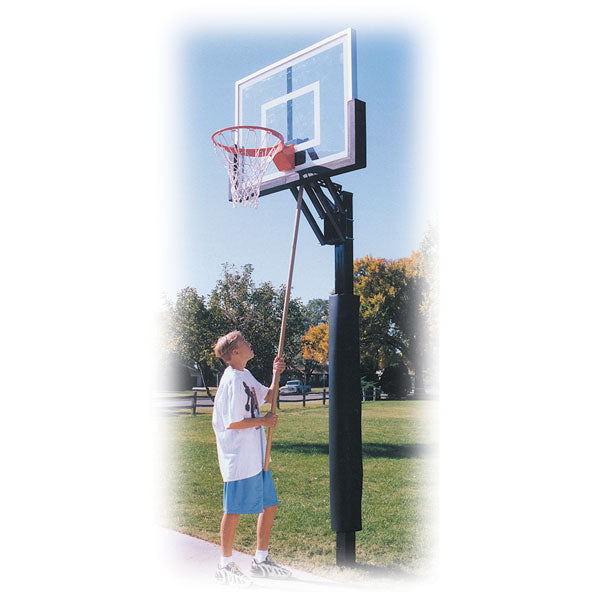 First Team Champ In Ground Adjustable Basketball Goal Series Easy Adjust